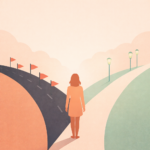 Красные флажки в отношениях: женщина выбирает между темной и светлой стороной